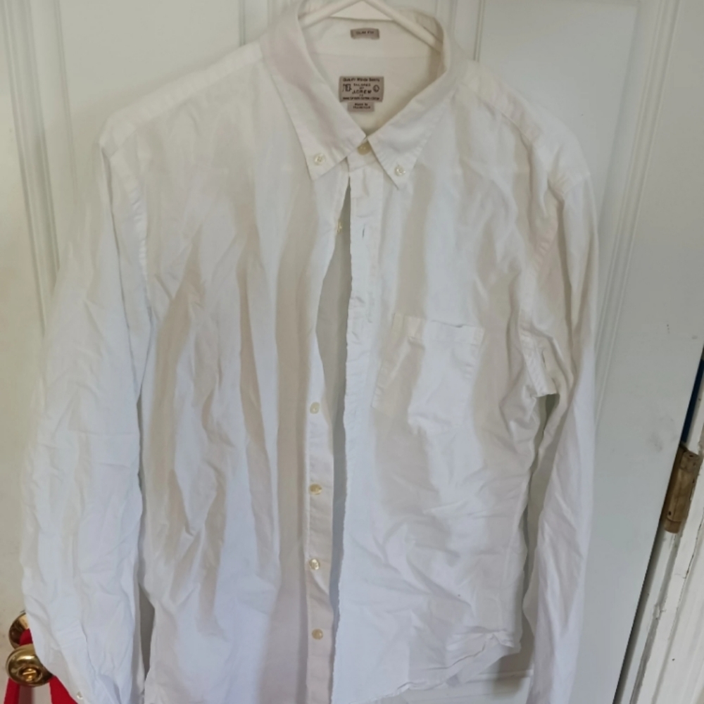 JCrew white button down